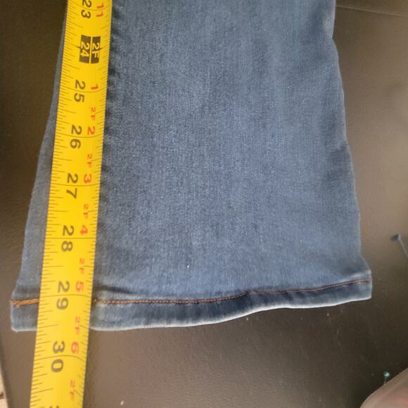 The Frontier Women Jeans Jeggings Size Large Embroidery on Pockets 5 Pockets - Picture 10 of 13